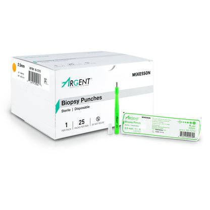 McKesson Argent™ Biopsy Punch Dermal 2.5 mm (1175171_BX)