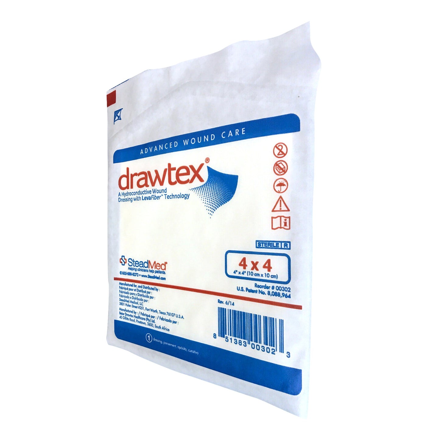 Drawtex® Hydroconductive Wound Dressing 4 X 4 Inch Square (761646_EA)