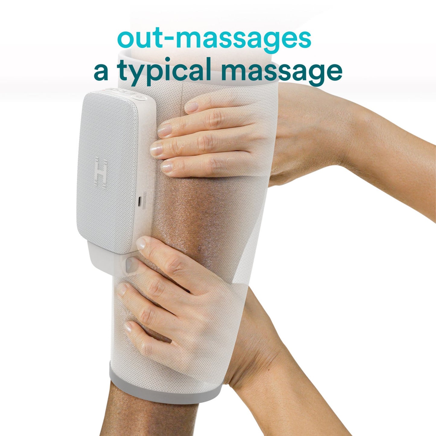 HoMedics® Modulair Compression Wrap Calf Massager with Controller 2.5 X 7.25 X 12.5 Inch (1253806_EA)