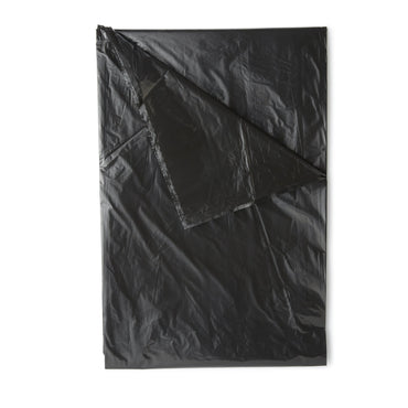 Colonial Bag Trash Bag 60 gal. Black LLDPE 1 mil 38 X 58 Inch X-Seal Bottom Flat Pack (862343_CS)