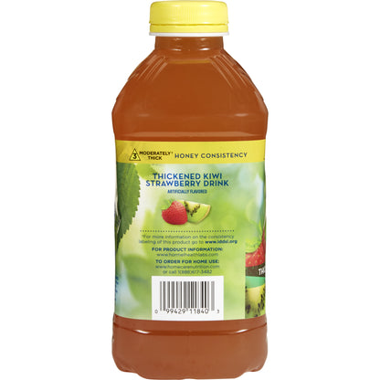 Thick & Easy® Thickened Beverage 46 oz. Bottle Kiwi Strawberry Flavor Liquid IDDSI Level 3 Moderately Thick/Liquidized (671146_EA)