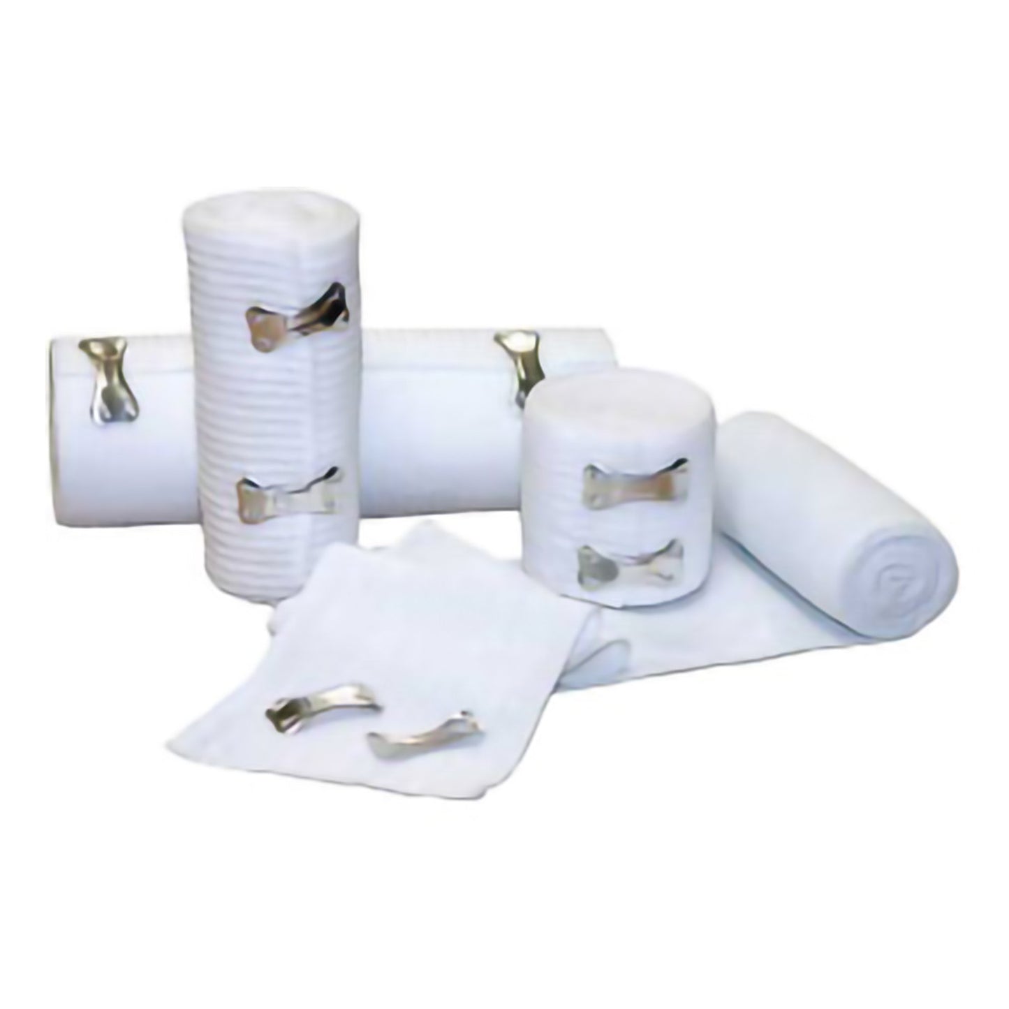 Economy Elastic Bandage 6 Inch X 5 Yard Clip Detached Closure Tan NonSterile Standard Compression (830410_CS)