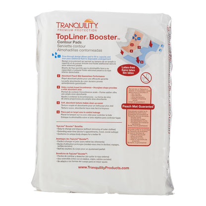 Tranquility® Top Liner® Contour Booster Pad 13-1/2 X 21-1/2 Inch Heavy Absorbency Super Absorbent Core One Size Fits Most (491366_CS)