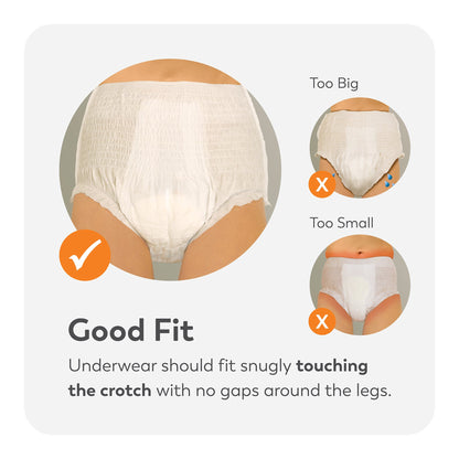 Tranquility® Premium OverNight™ Unisex Adult Absorbent Underwear Pull On with Tear Away Seams 2X-Large Disposable Heavy Absorbency (813408_BG)