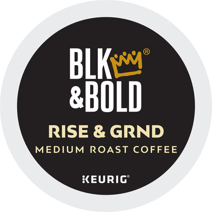 BLK & Bold Rise and GRND K-Cups, 0.41 oz K-Cup, 20/Box (GMT0055)