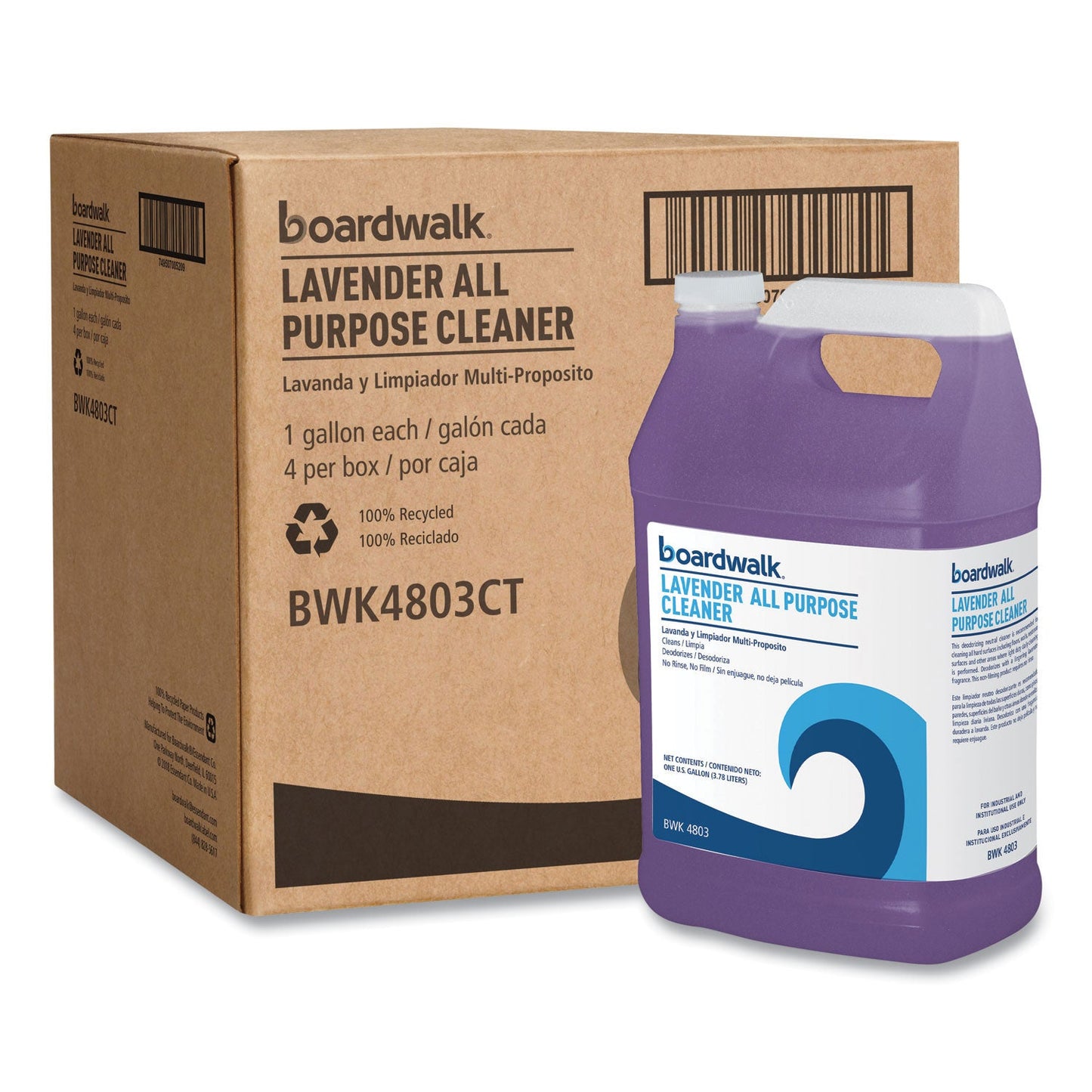 Boardwalk All Purpose Cleaner, Lavender Scent, 128 oz Bottle, 4/Carton (BWK4803)