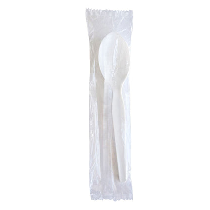 Boardwalk Heavyweight Wrapped Polystyrene Cutlery, Soup Spoon, White, 1,000/Carton (BWKSOUPWHPS)