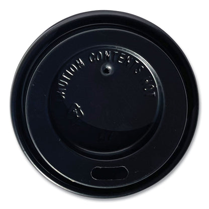 Boardwalk Hot Cup Lids, Fits 4 oz Cup, Black, 1,000/Carton (BWKHOTBL4)