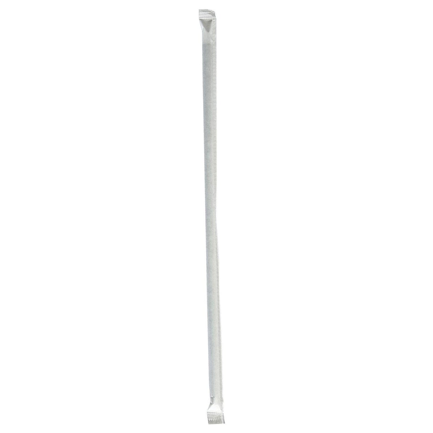 Boardwalk Wrapped Giant Straws, 10.25", Polypropylene, Black, 1,200/Carton (BWKGST1025BK)