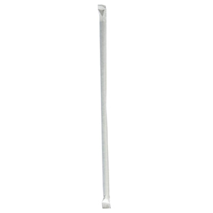 Boardwalk Wrapped Giant Straws, 10.25", Polypropylene, Black, 1,200/Carton (BWKGST1025BK)