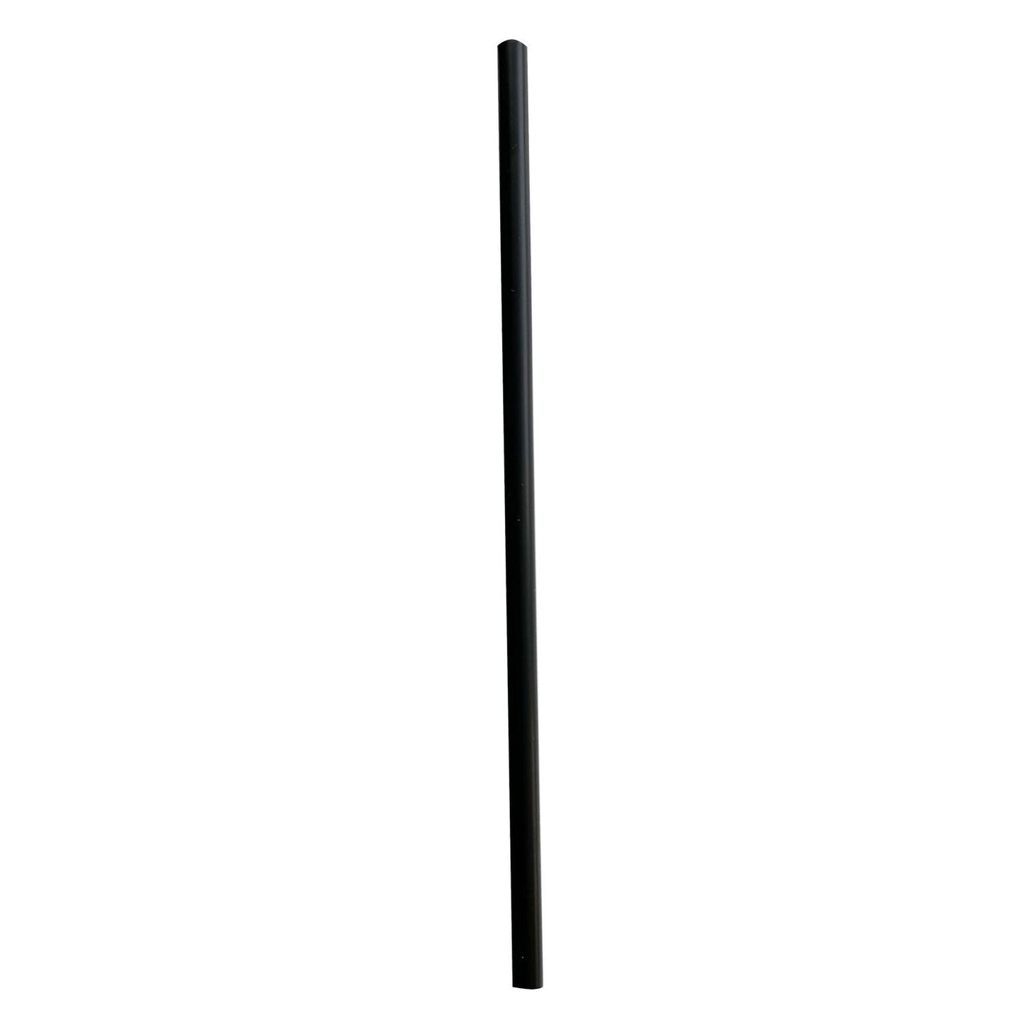 Boardwalk Wrapped Giant Straws, 7.75", Polypropylene, Black, 7,200/Carton (BWKGSTW775BK)