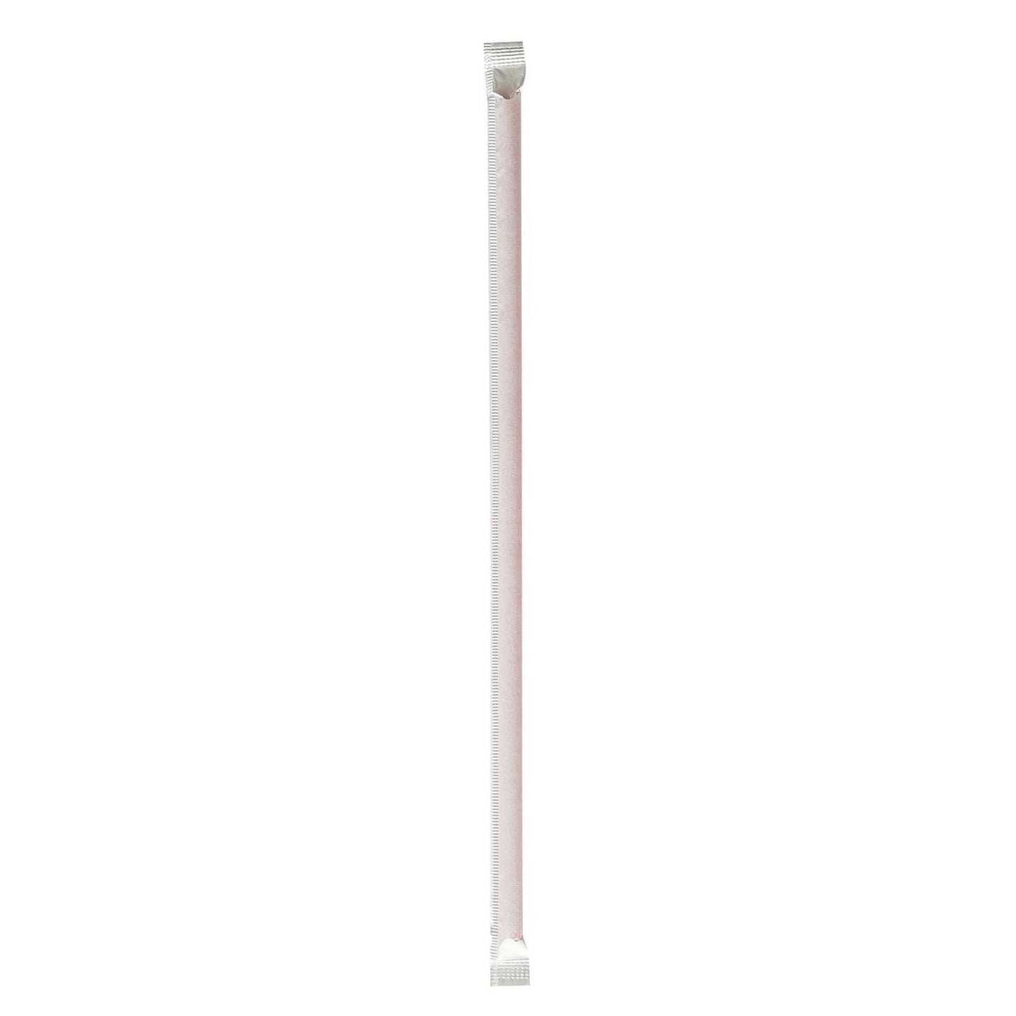 Boardwalk Wrapped Jumbo Straws, 10.25", Polypropylene, Red, 2,000/Carton (BWKJSTW1025RED)