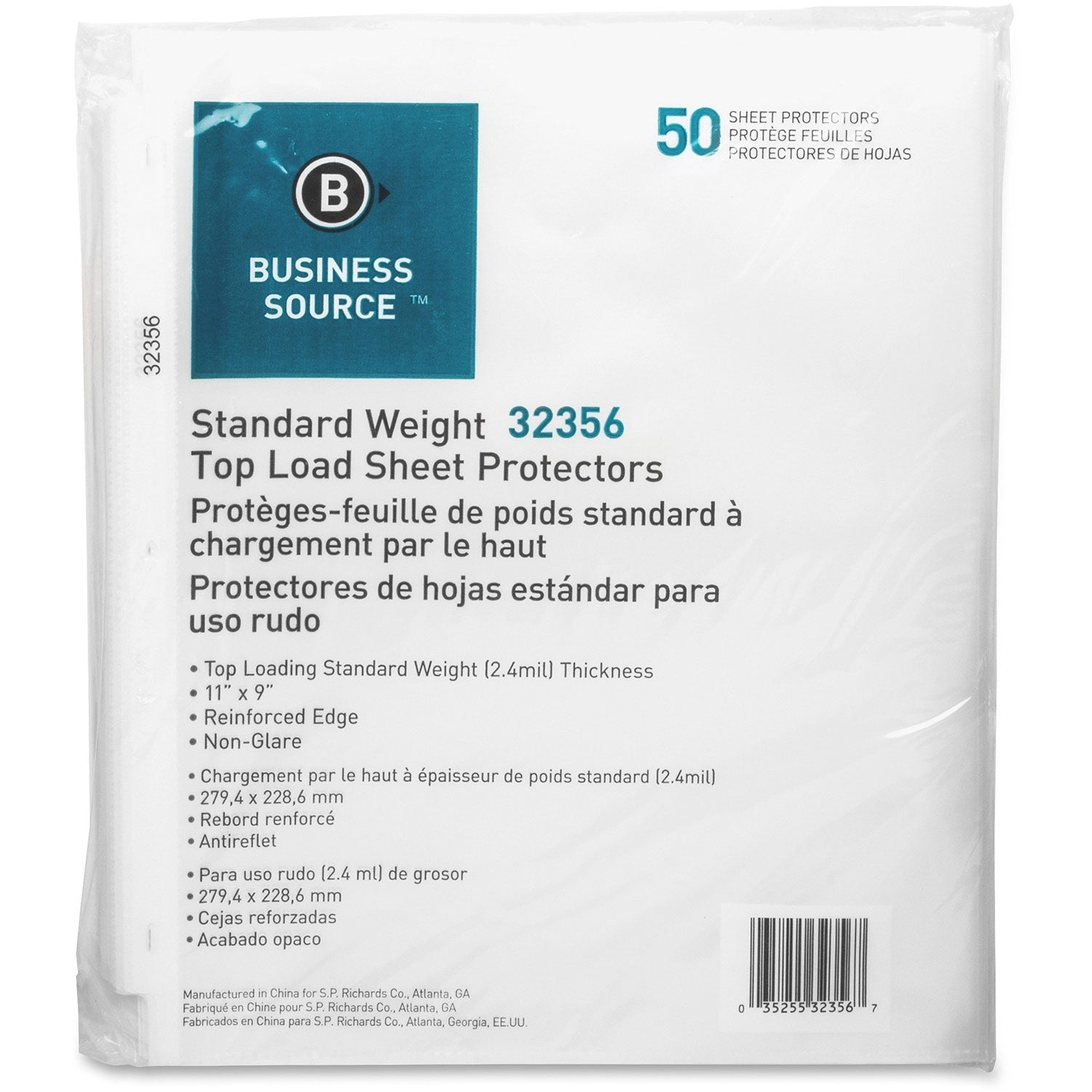 business-source-top-loading-sheet-protector-clear-bsn32356_1