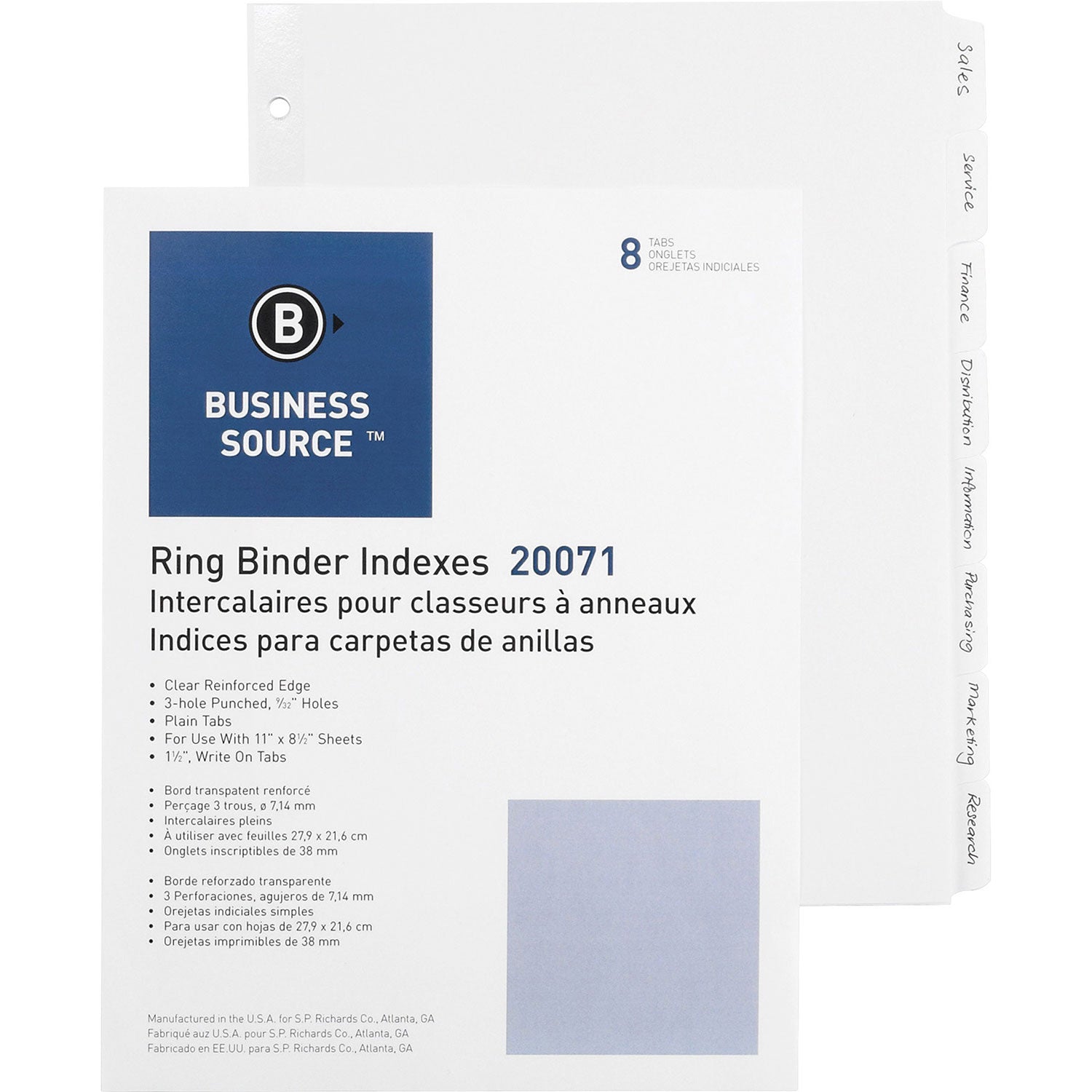 business-source-wide-index-tabs-white-bsn20071_1