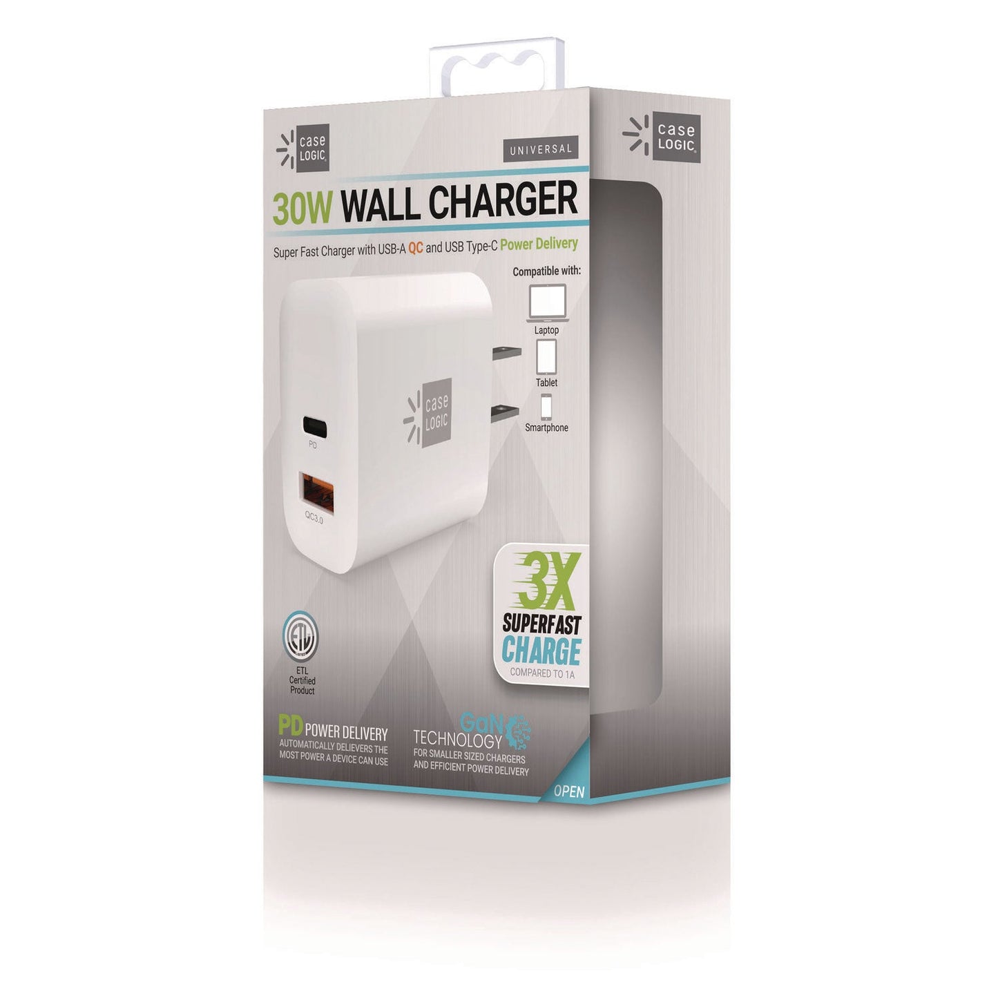 ByTech Wall Charger, 30 W, White (BTHCLPDW3101WT)