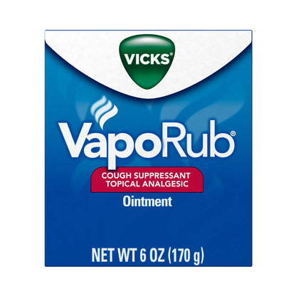 Vicks® VapoRub® Chest Rub 4.8% - 1.2% - 2.6% Strength Ointment 6 oz. (503322_EA)