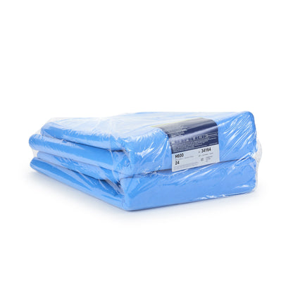 QUICK CHECK* H600 Sterilization Wrap White / Blue 45 X 45 Inch Dual Layer SMS Polypropylene Steam / EO Gas / Hydrogen Peroxide (810876_CS)