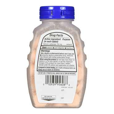 Foster & Thrive™ Antacid 750 mg - 300 mg Strength Chewable Tablet 80 per Bottle (1235082_BT)