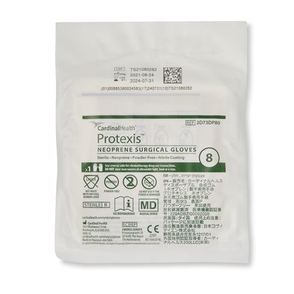 Protexis™ (formerly Duraprene™ Plus ) Surgical Glove Size 8 Sterile Polychloroprene Standard Cuff Length Smooth Ivory Chemo Tested (776957_CS)