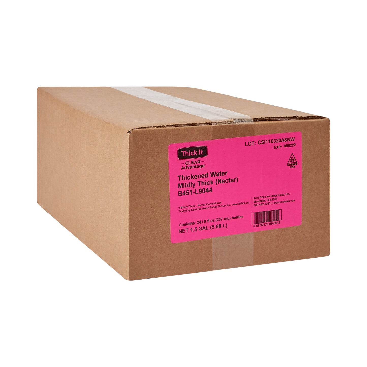 Thick-It® Clear Advantage® Thickened Water 8 oz. Bottle Unflavored Liquid IDDSI Level 2 Mildly Thick (734893_CS)