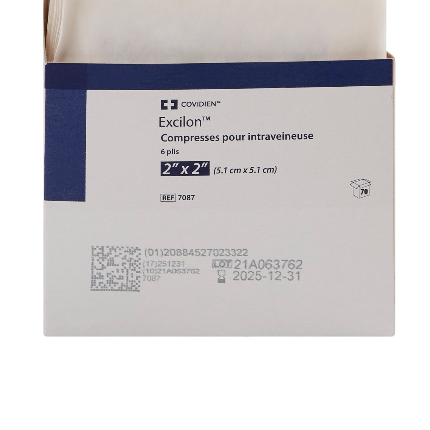 Excilon™ I.V. Sponge Nonwoven 2 X 2 Inch Sterile (453951_CS)