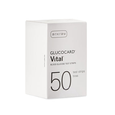 Glucocard® Vital™ Blood Glucose Test Strips 50 Strips per Pack (893032_CS)