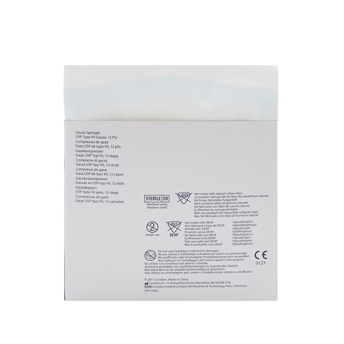 Curity™ Gauze Sponge 4 X 4 Inch 12-Ply Sterile 2 per Pack (401581_CS)