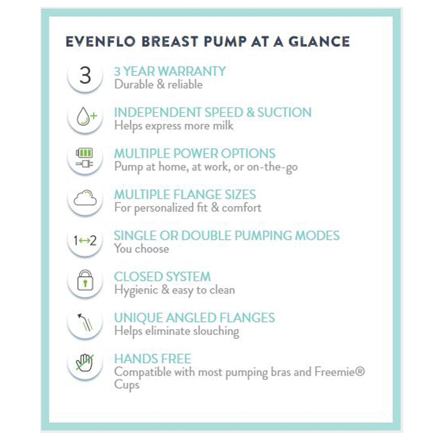 Evenflo Advanced Double Electric Breast Pump Evenflo Advanced (1143880_EA)