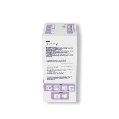 Seni® Lady Light Bladder Control Pad 7.3 Inch Length Light Absorbency Super Absorbent Core One Size Fits Most (1222533_PK)