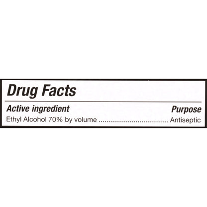 McKesson Hand Sanitizing Wipe 100 Count Ethyl Alcohol Wipe Individual Packet (1055597_CS)