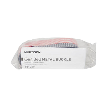 McKesson Gait Belt 60 Inch Length Stars and Stripes Design Polyester (865281_CS)