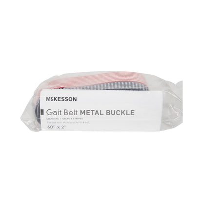 McKesson Gait Belt 60 Inch Length Stars and Stripes Design Polyester (865281_CS)