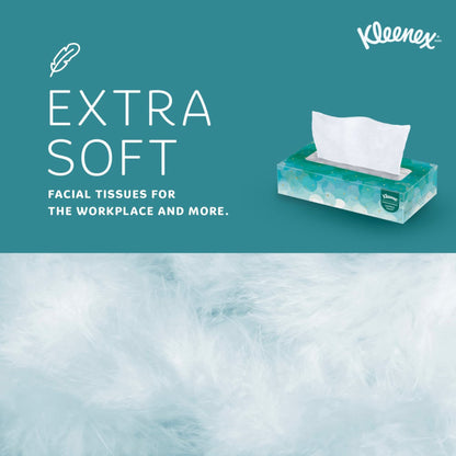 Kleenex® Facial Tissue White 8-1/5 X 8-2/5 Inch 100 Count (60594_CS)