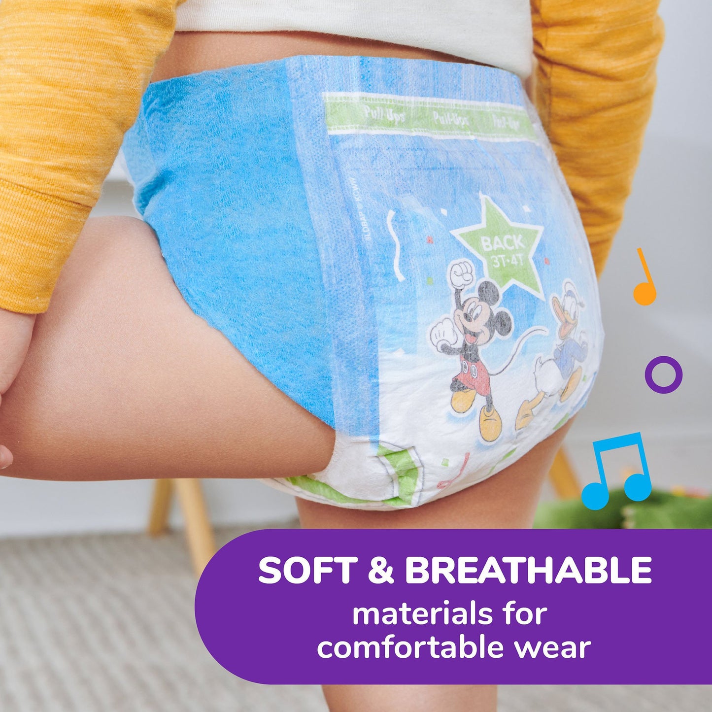 Pull-Ups® Male Toddler Training Pants Size 4T to 5T Disposable Moderate Absorbency (1160322_PK)