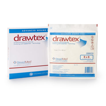 Drawtex® Hydroconductive Wound Dressing 8 X 8 Inch Square (764299_EA)
