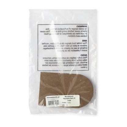 McKesson Heel Lift Leg Lifter Foam Core / Suede Top Male 10 to 13 Passion Mocha (1104495_CS)