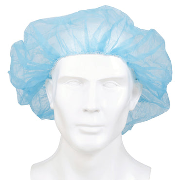 McKesson Bouffant Cap Blue Elastic Closure (237326_BX)