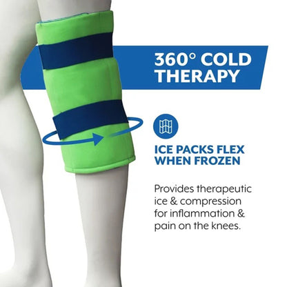 Polar Ice® Cold Pack with Wrap Knee Large 13 X 26 Inch Nylon / Polyester / Water Reusable (691376_PK)