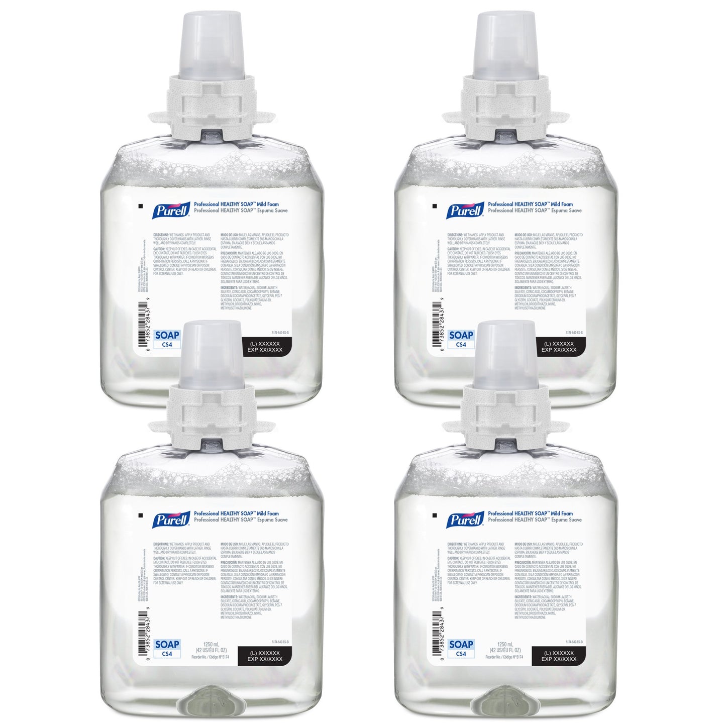 Purell® Healthy Soap® Soap Foaming 1,200 mL Dispenser Refill Bottle Scented (1188317_CS)
