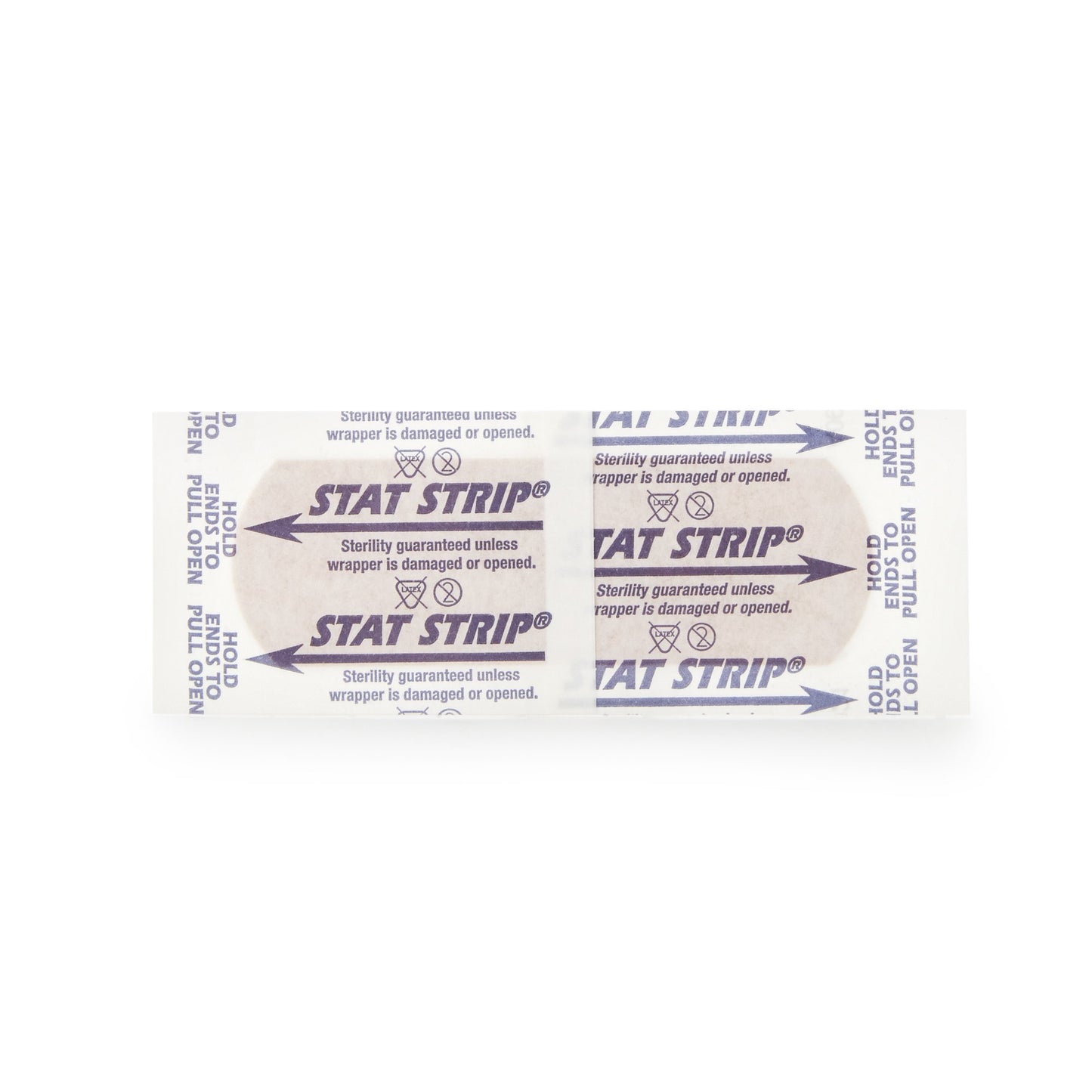 American® White Cross Stat Strip® Adhesive Strip 1 X 3 Inch Fabric Rectangle Tan Sterile (197058_BX)