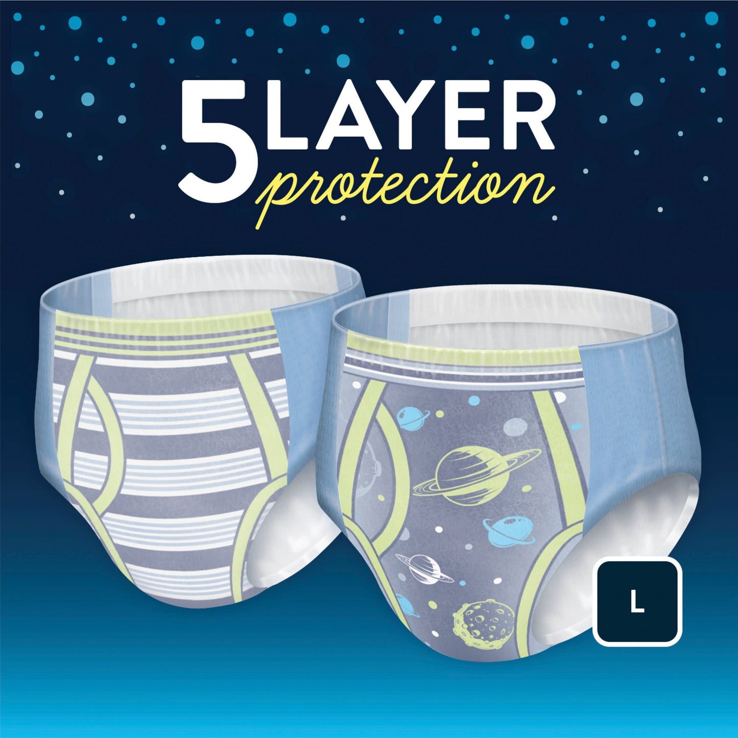 GoodNites® Male Youth Absorbent Underwear Pull On with Tear Away Seams Small / Medium Disposable Heavy Absorbency (1074570_CS)