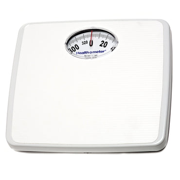 Health O Meter® Floor Scale Dial Display 330 lbs. Capacity White Analog (689025_EA)