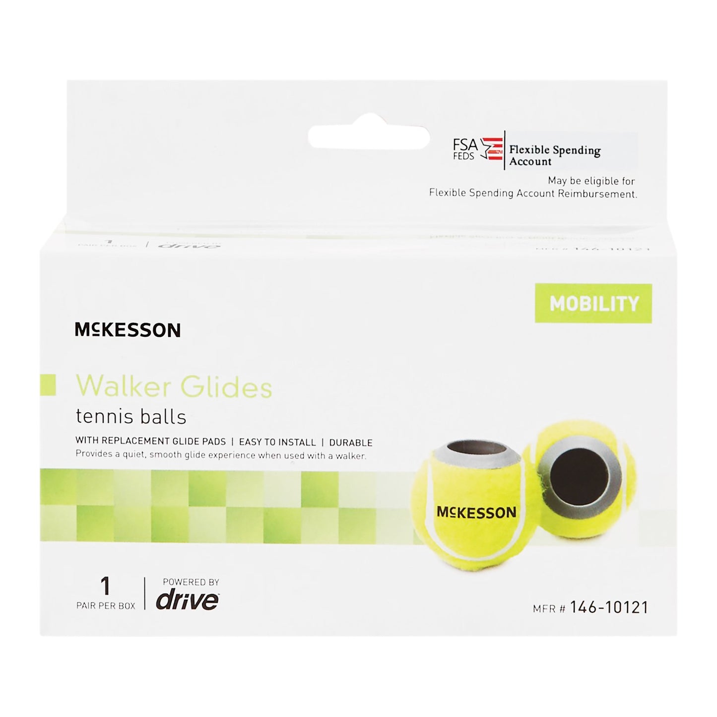 McKesson Tennis Ball Glide For Walker (1095258_CS)