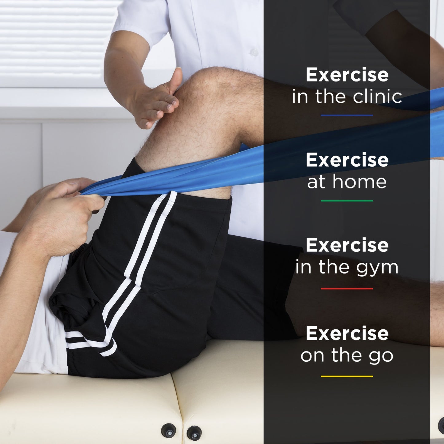 TheraBand® Exercise Resistance Band Blue 6 Inch X 25 Yard X-Heavy Resistance (480033_EA)