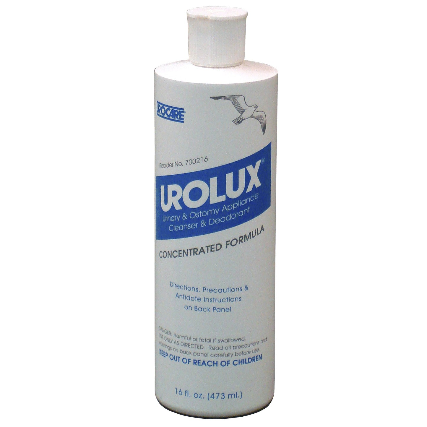 Urolux® Urinary and Ostomy Appliance Cleanser and Deodorant Standard, 16 fl. oz. Bottle, Citrus Scent (764105_CS)