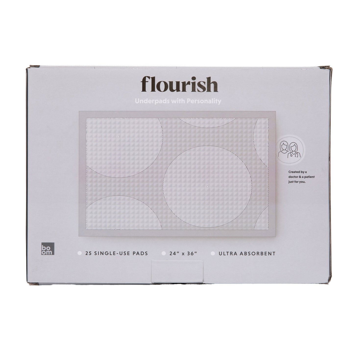Flourish Disposable Underpad 24 X 36 Inch Fluff Light Absorbency (1253385_CS)