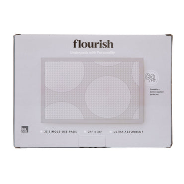 Flourish Disposable Underpad 24 X 36 Inch Fluff Light Absorbency (1253385_BX)