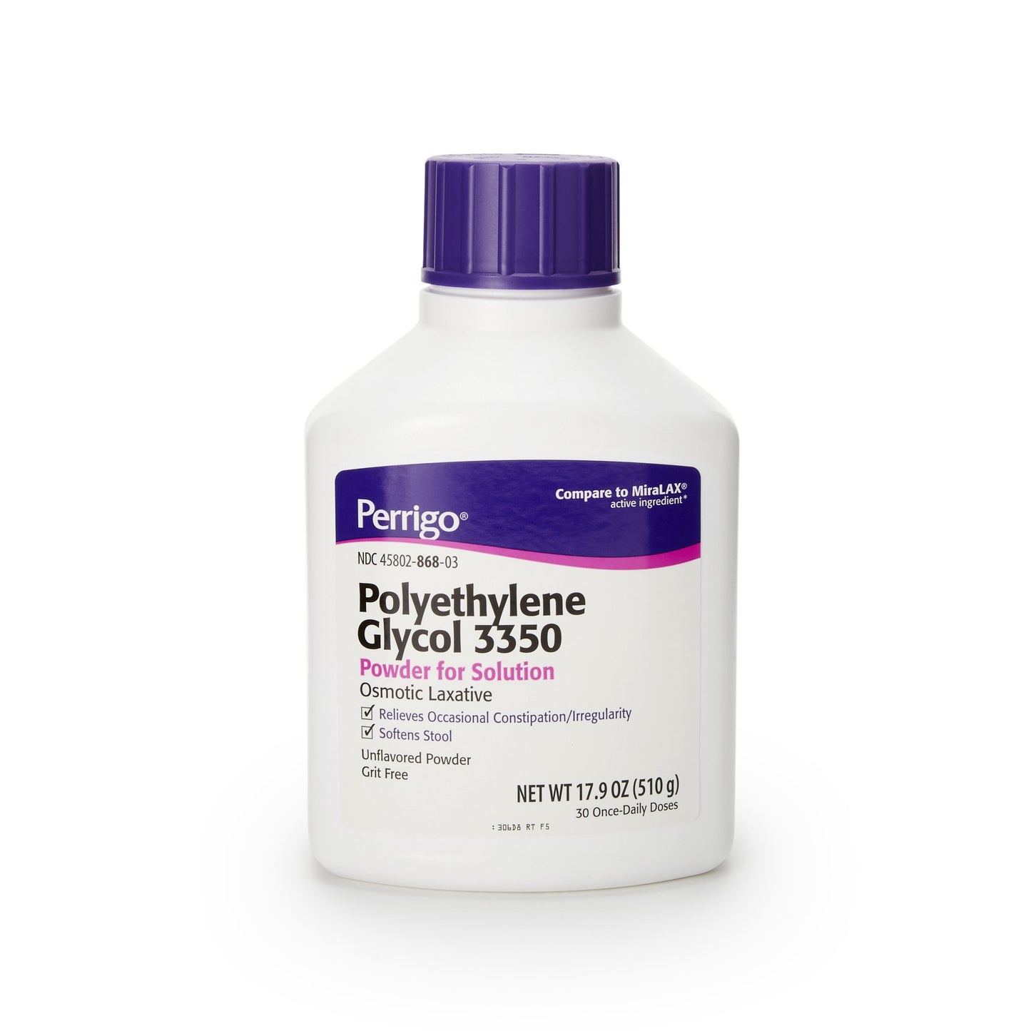 Padagis US LLC Polyethylene Glycol 3350 (PEG 3350) 17 Gram / Dose Powder for Solution 17.9 oz. (842625_EA)