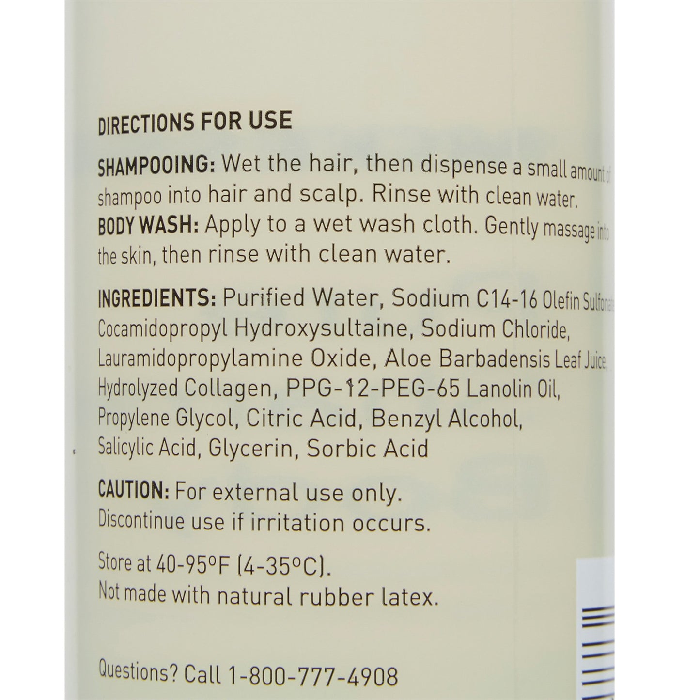 McKesson Pure Shampoo and Body Wash 8 oz. Flip Top Bottle Unscented (1081635_EA)