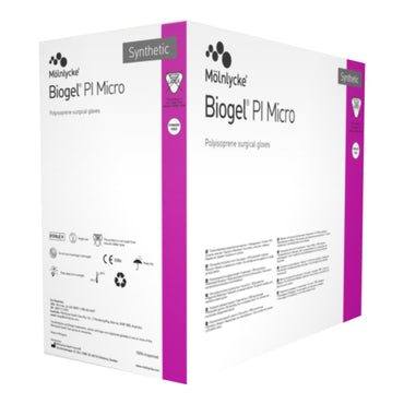 Biogel® PI Micro Surgical Glove Size 7.5 Sterile Polyisoprene Standard Cuff Length Micro-Textured Straw Chemo Tested (962936_BX)